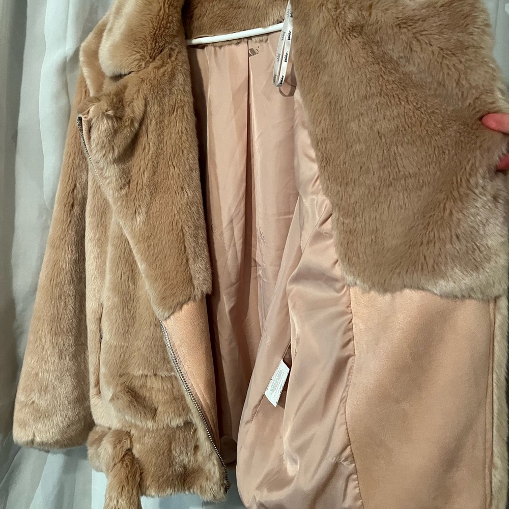 JAKKE Blush Pink Faux Fur Coat 🩷 - Picture 5 of 6